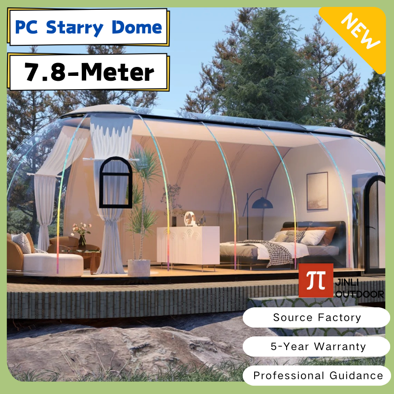 7.8-Meter Transparent Starry P - Plastic Dome Clear recension och pris