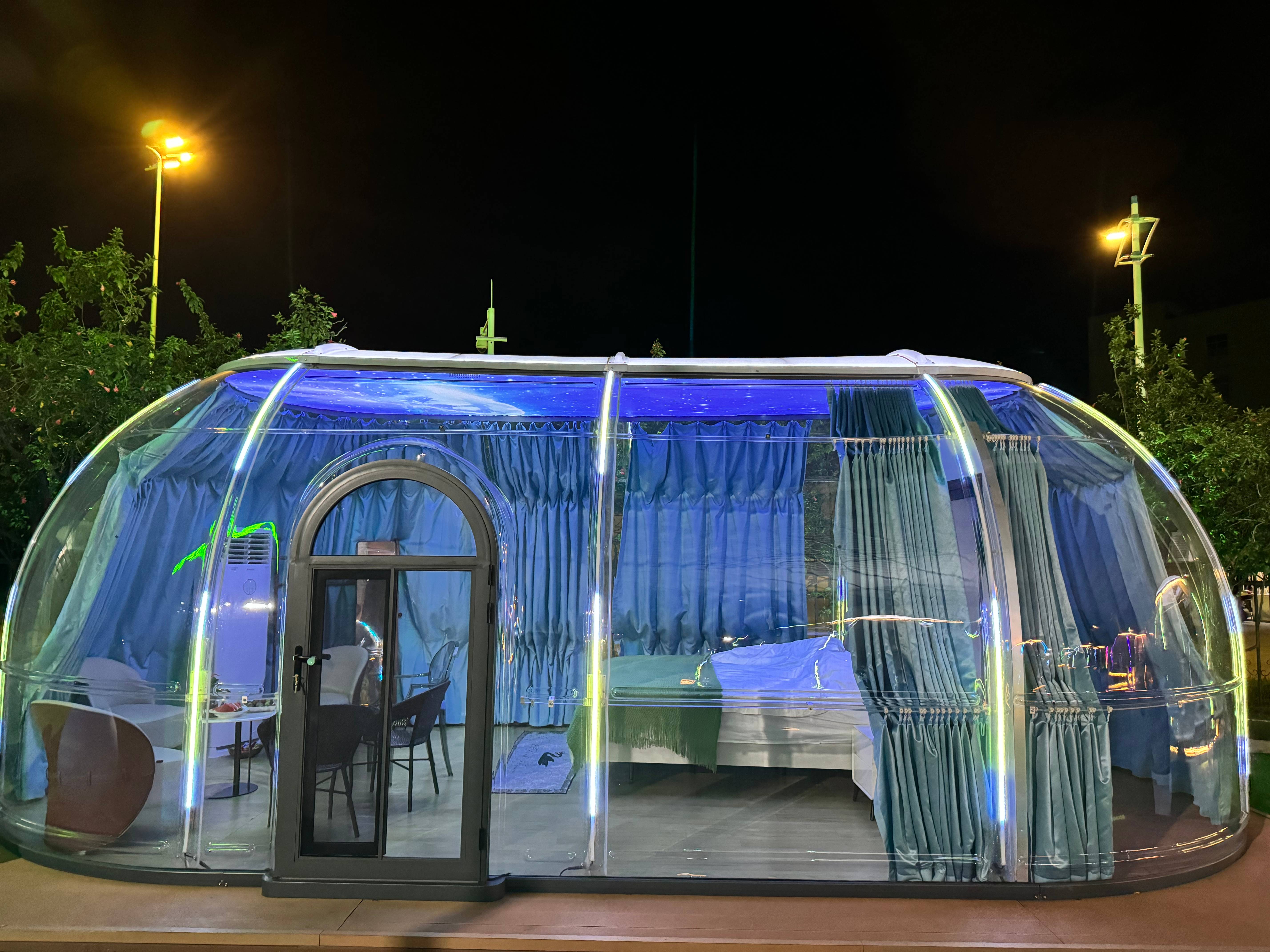 7.8-Meter Transparent Starry P - Plastic Dome Clear recension och pris