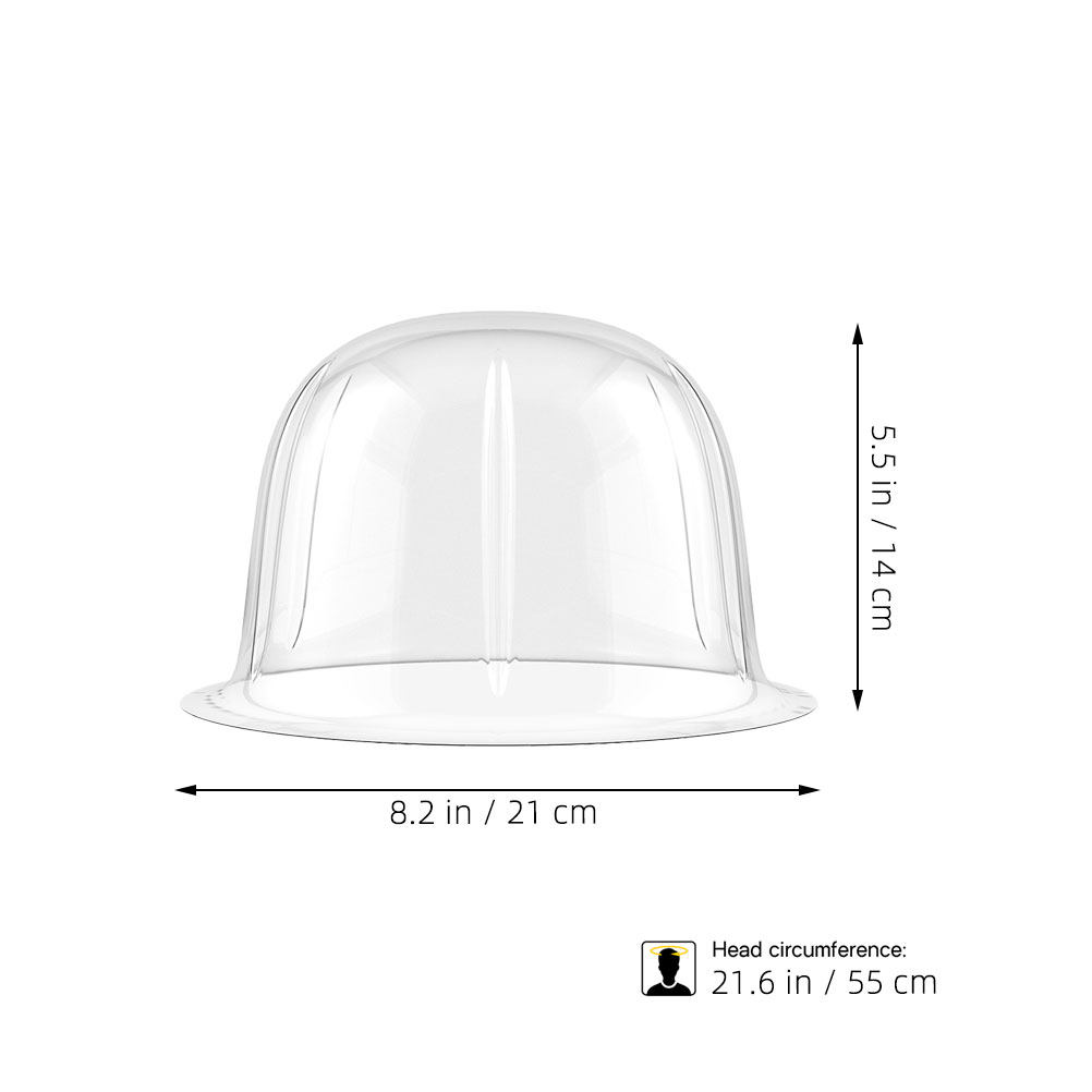 12Pcs Clear Plastic Dome Hat R - Plastic Dome Clear recension och pris