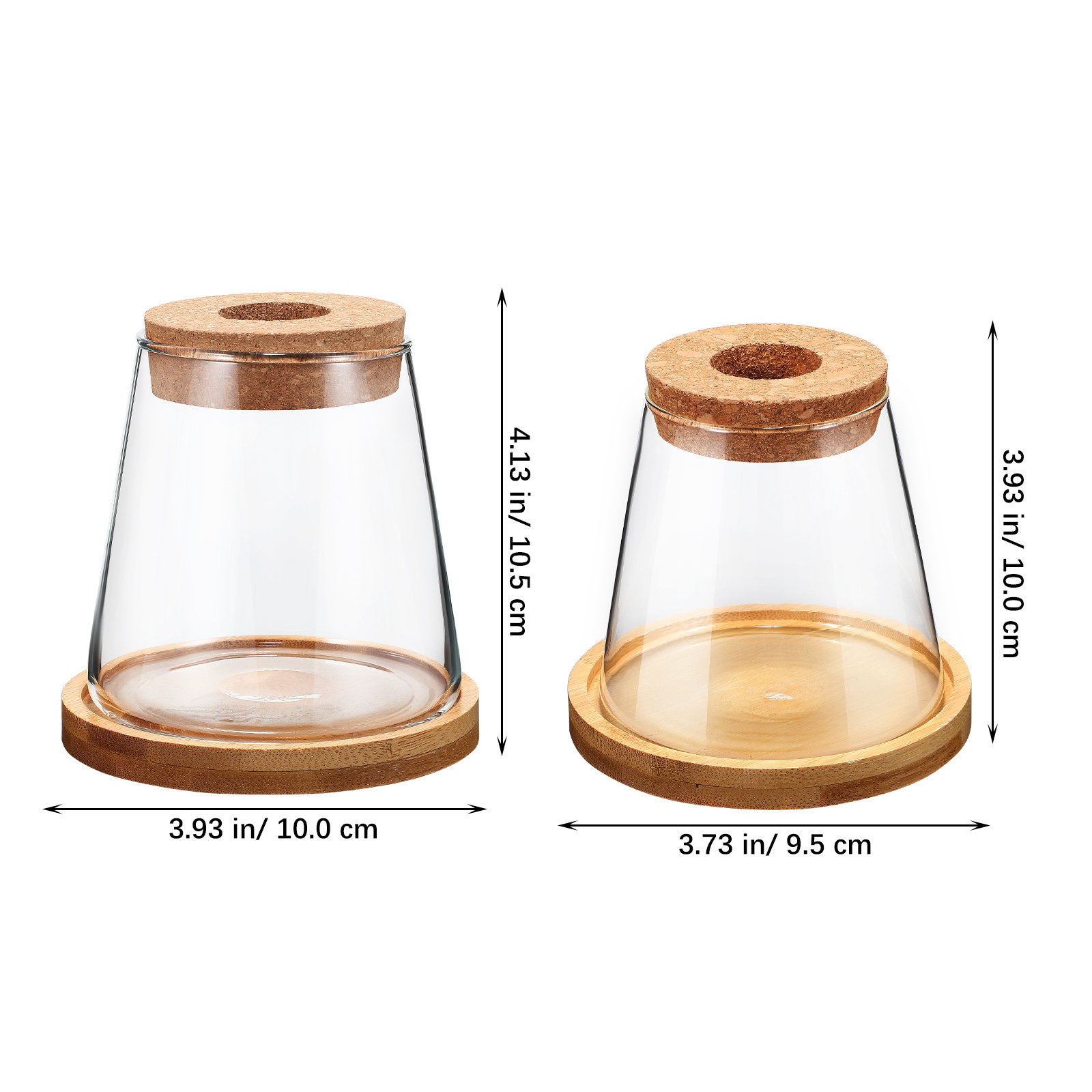 2Pcs Water Planters Glass Prop - Propagation Station Vase recension och pris