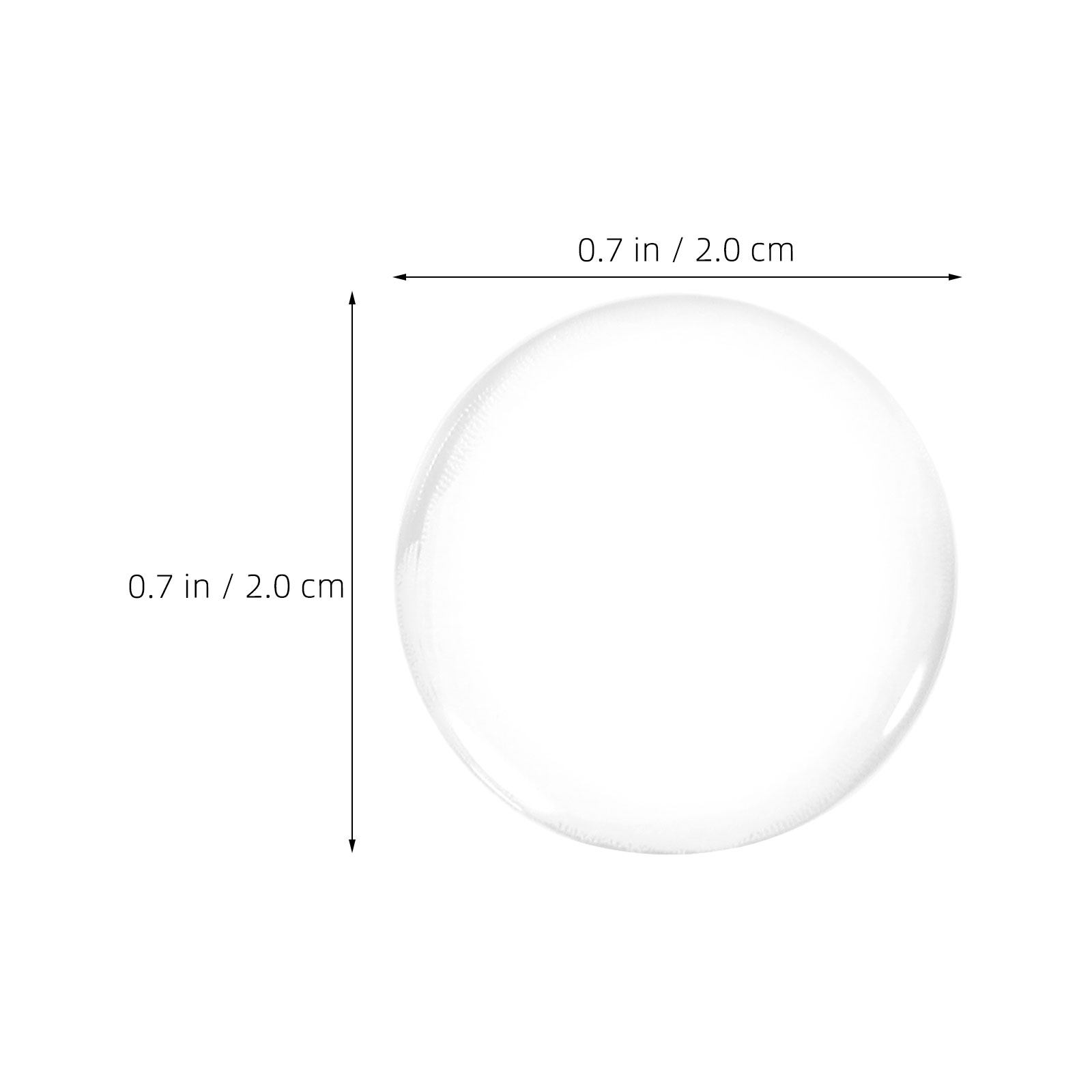 40Pcs Epoxy Dome Stickers Tran - Plastic Dome Clear recension och pris