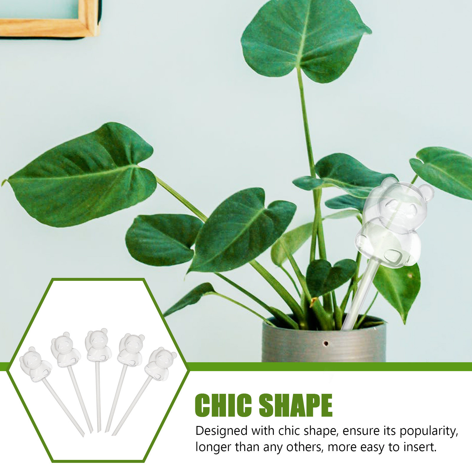 5Pcs Automatic Flower Watering - Self Watering Insert recension och pris