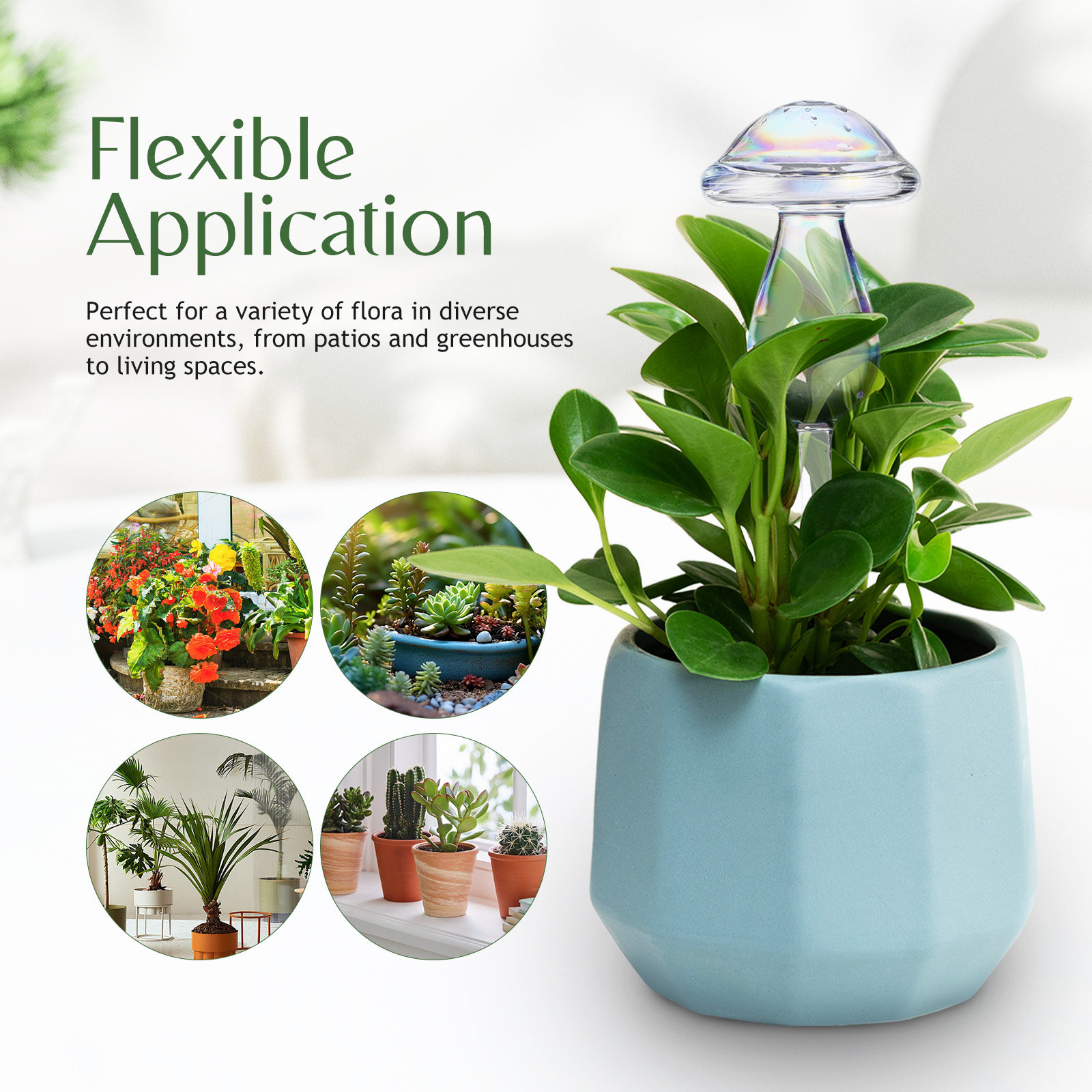 4 Pcs Pot Watering Device Plan - Self Watering Insert recension och pris