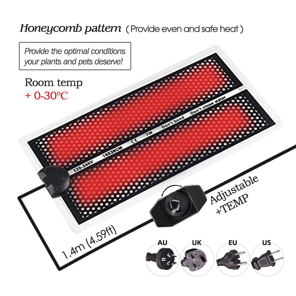 5/7/14/20W Seedlings Heating P - Heat Mat Seedling recension och pris