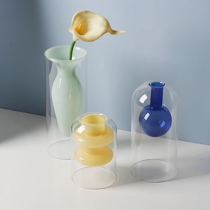 Decorative Double Wall Borosil - Propagation Station Vase recension och pris