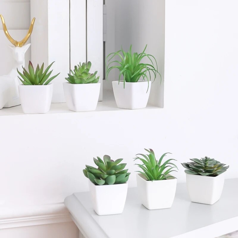 6PCS (1SET) Artificial Plant E - Sphagnum Moss Dry recension och pris