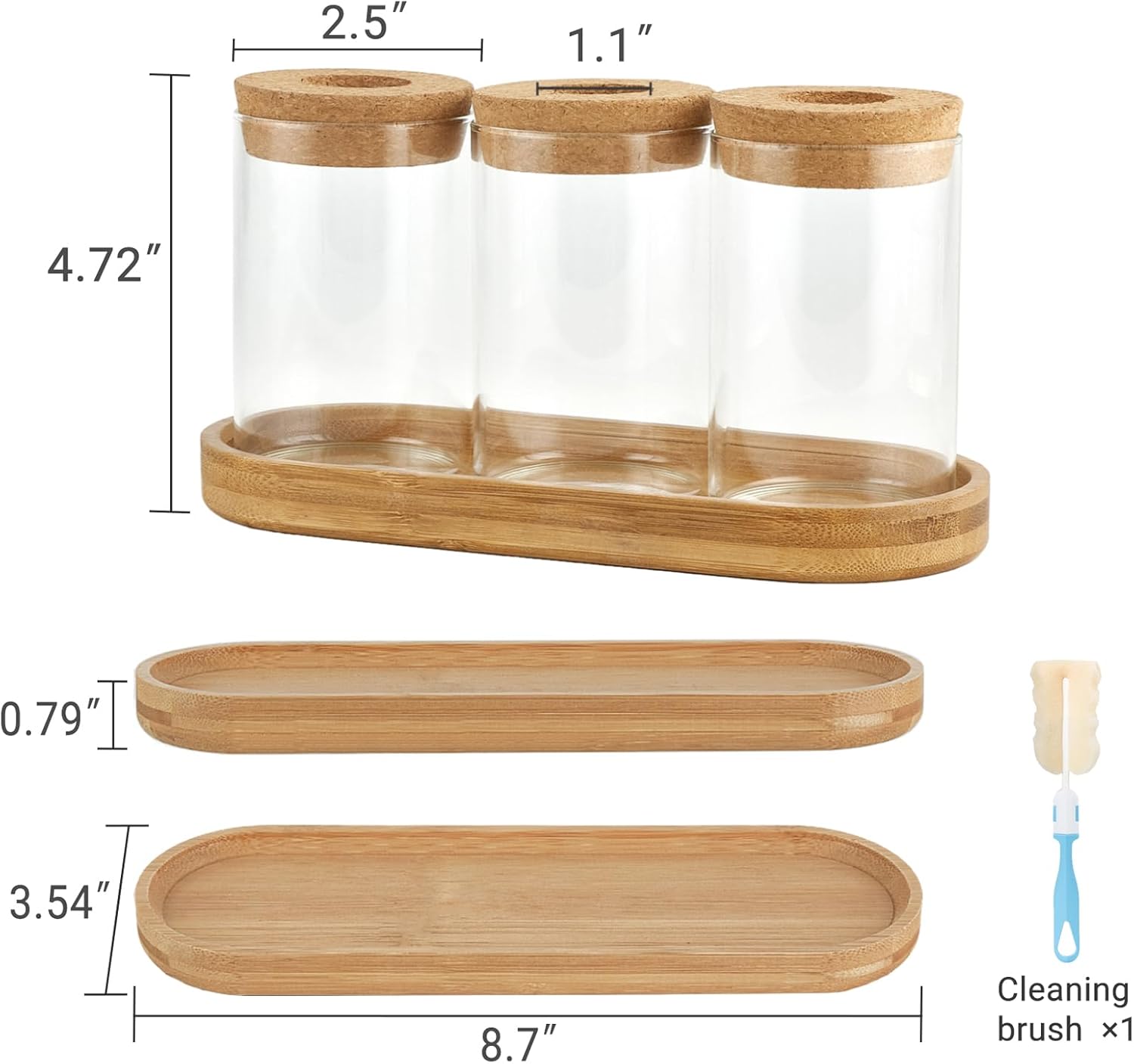 3 Pcs Glass Plant Propagation  - Propagation Station Vase recension och pris