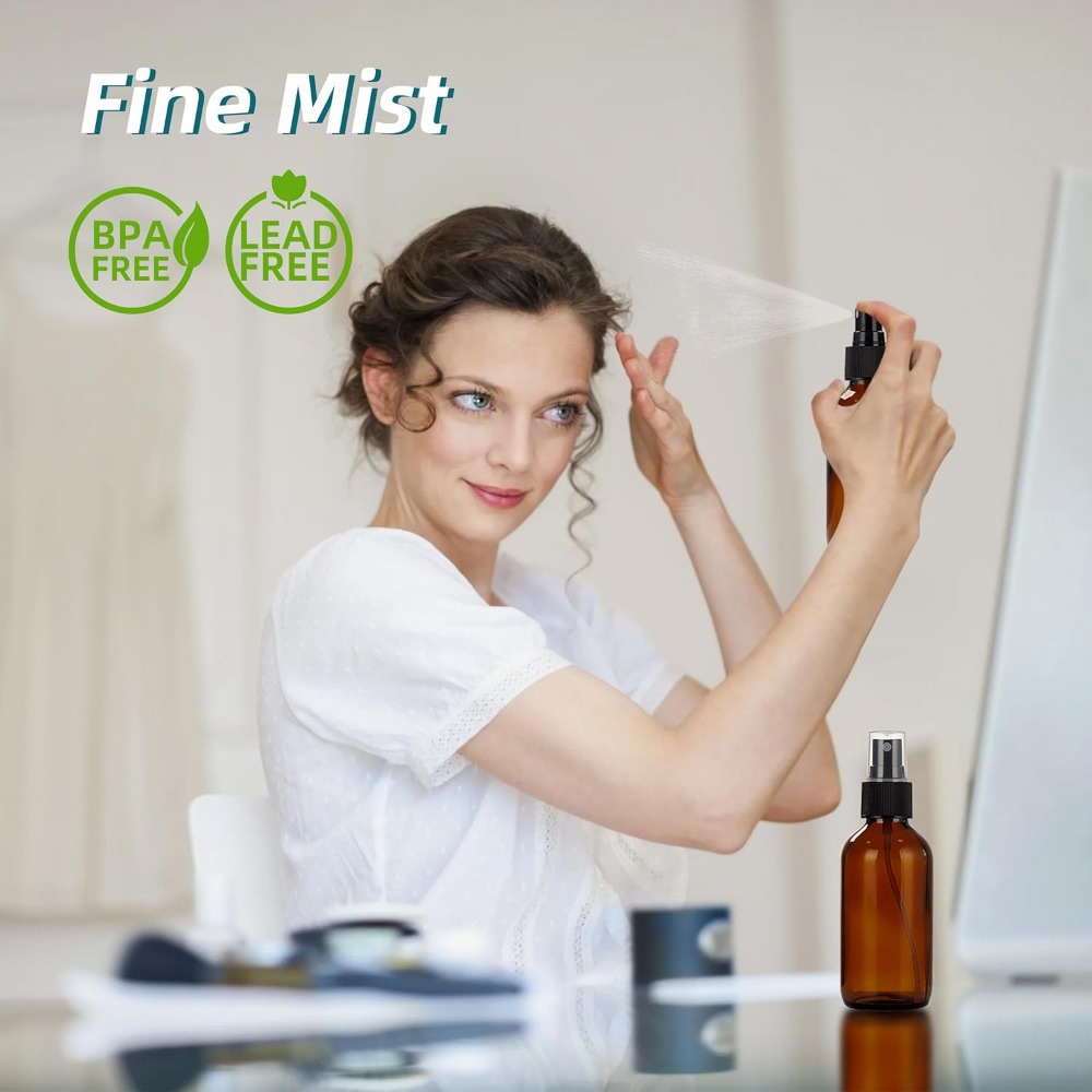 4 oz Amber Glass Spray Bottles - Misting Bottle Fine recension och pris
