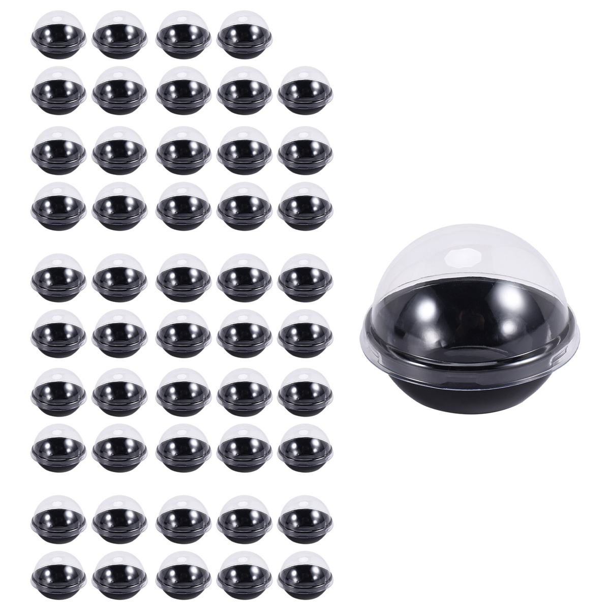 50 Pack Clear Plastic Mini Cup - Plastic Dome Clear recension och pris