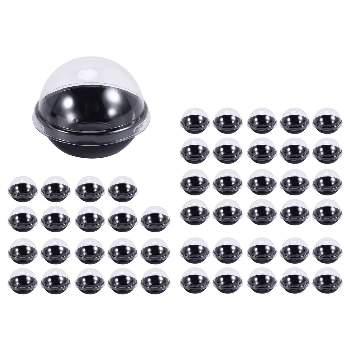 50 Pack Clear Plastic Mini Cup - Plastic Dome Clear recension och pris
