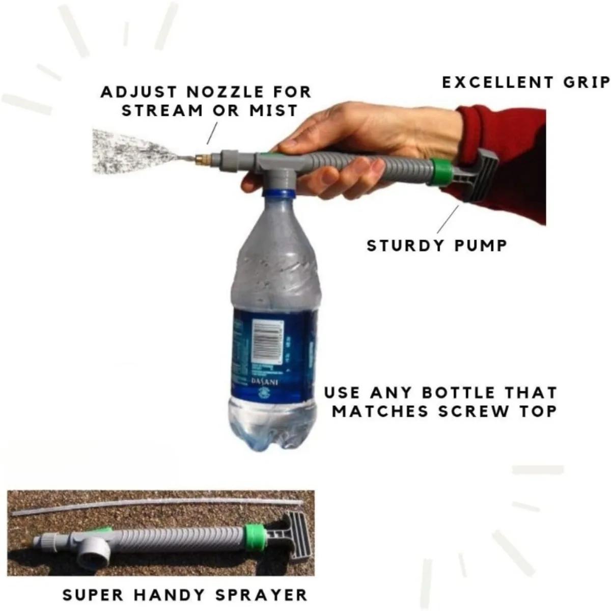 Portable Pressure Sprayer Bott - Misting Bottle Fine recension och pris