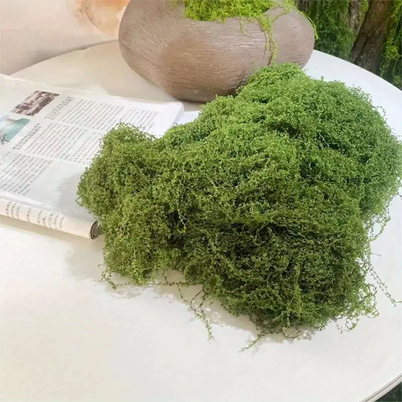 Green Fake Moss DIY Crafts Gra - Sphagnum Moss Dry recension och pris