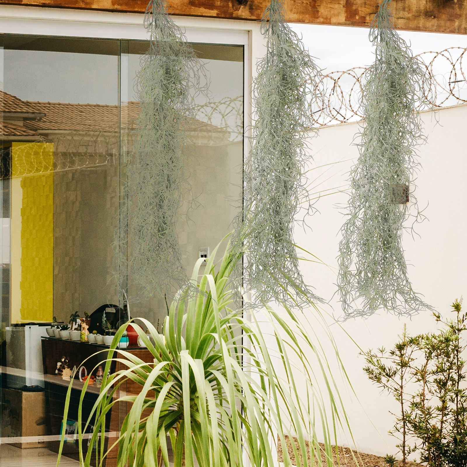 Hanging Moss Decor Artificial  - Sphagnum Moss Dry recension och pris