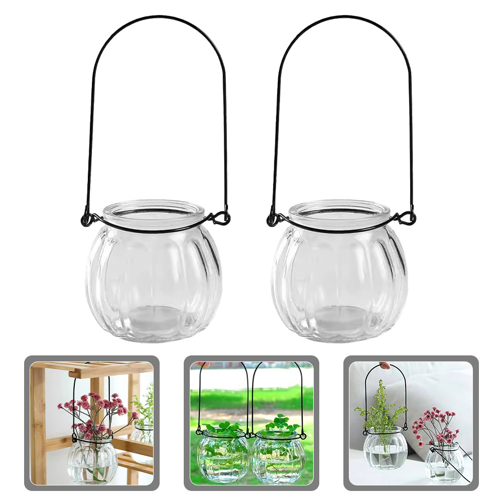 6Pcs Clear Glass Wall Planters - Propagation Station Vase recension och pris