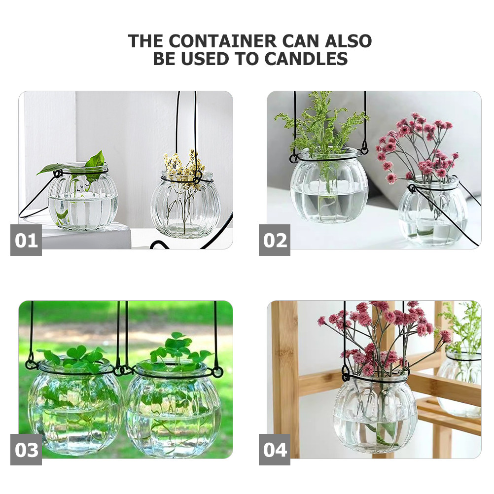 6Pcs Clear Glass Wall Planters - Propagation Station Vase recension och pris