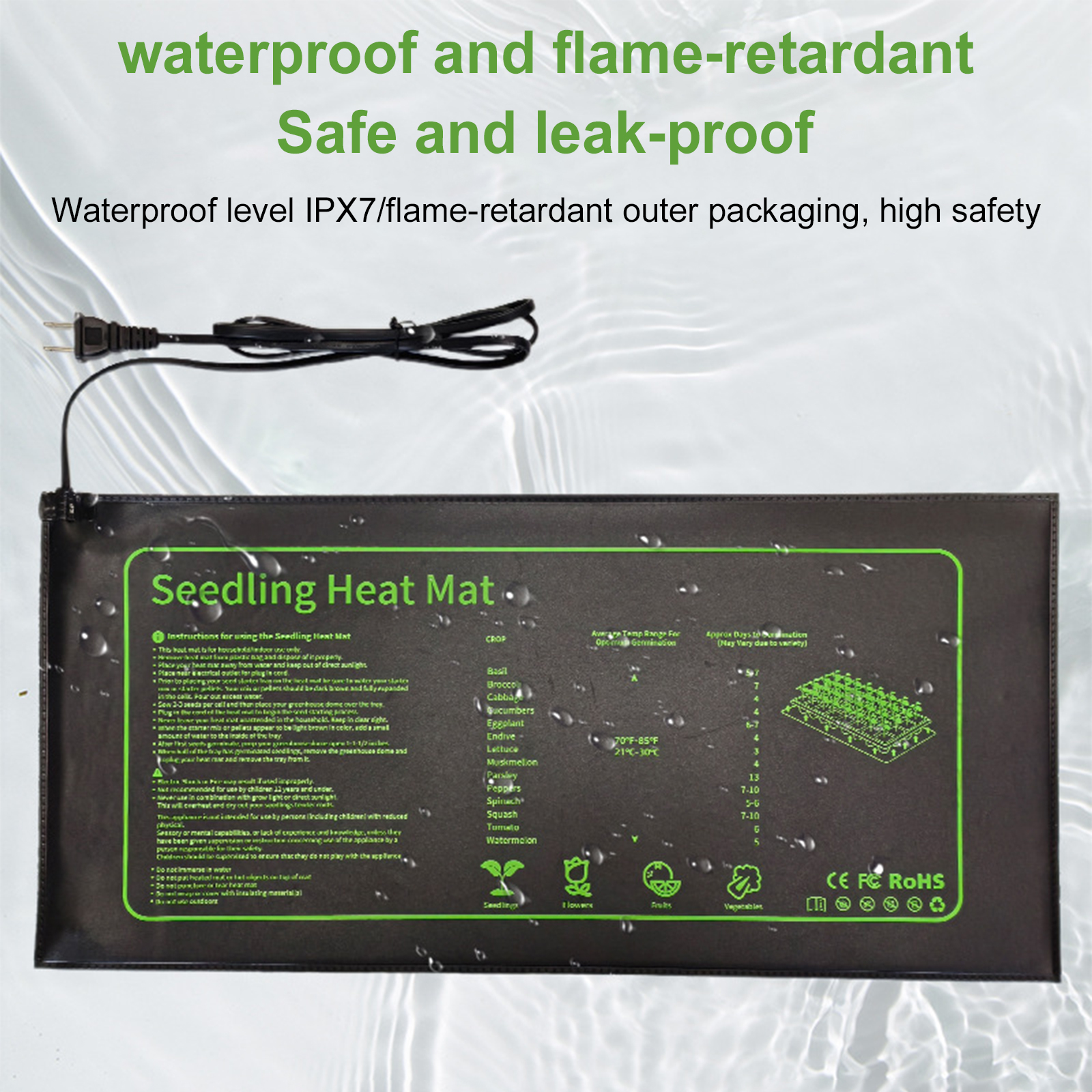 20W Plants Seedling Heating Pa - Heat Mat Seedling recension och pris