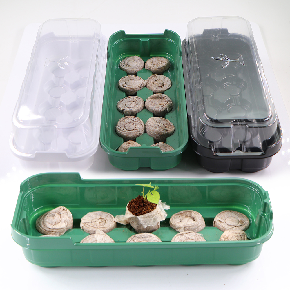 10 Cells Seedling Trays Germin - Peat Pellet Tray recension och pris