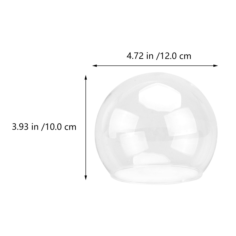 2Pcs Clear Glass Dome Display  - Plastic Dome Clear recension och pris