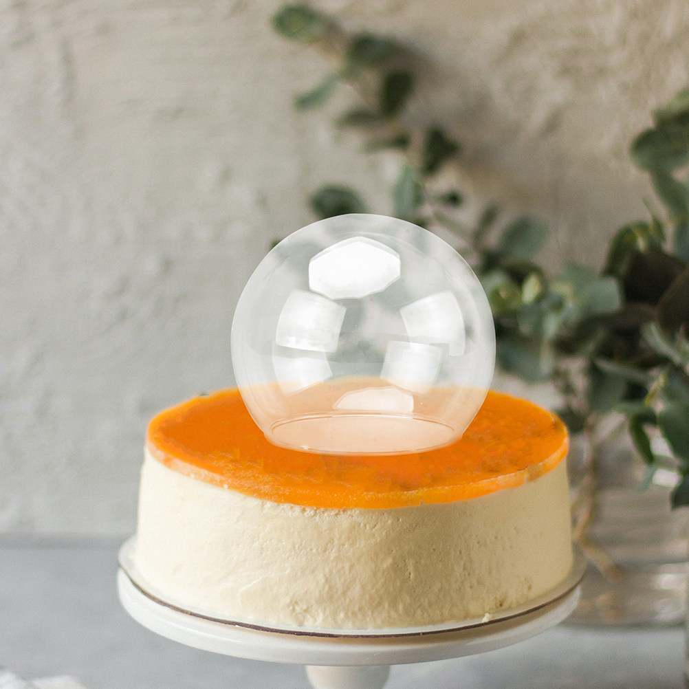 2Pcs Clear Glass Dome Display  - Plastic Dome Clear recension och pris