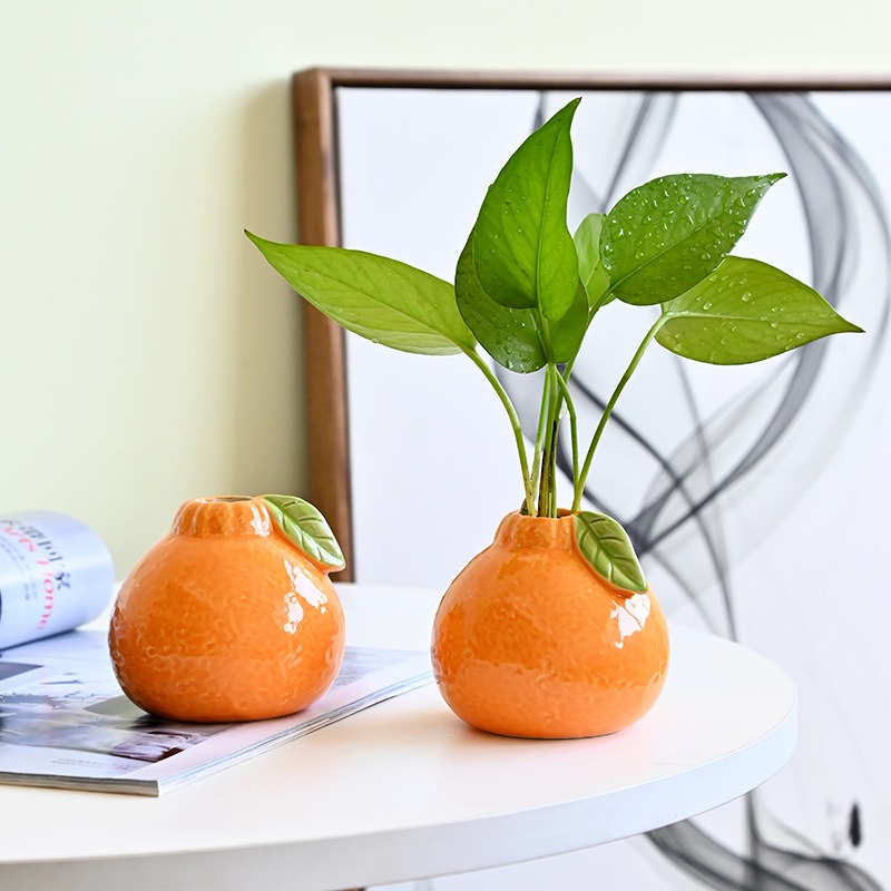 Orange Fruit Shaped Flower Vas - Propagation Station Vase recension och pris