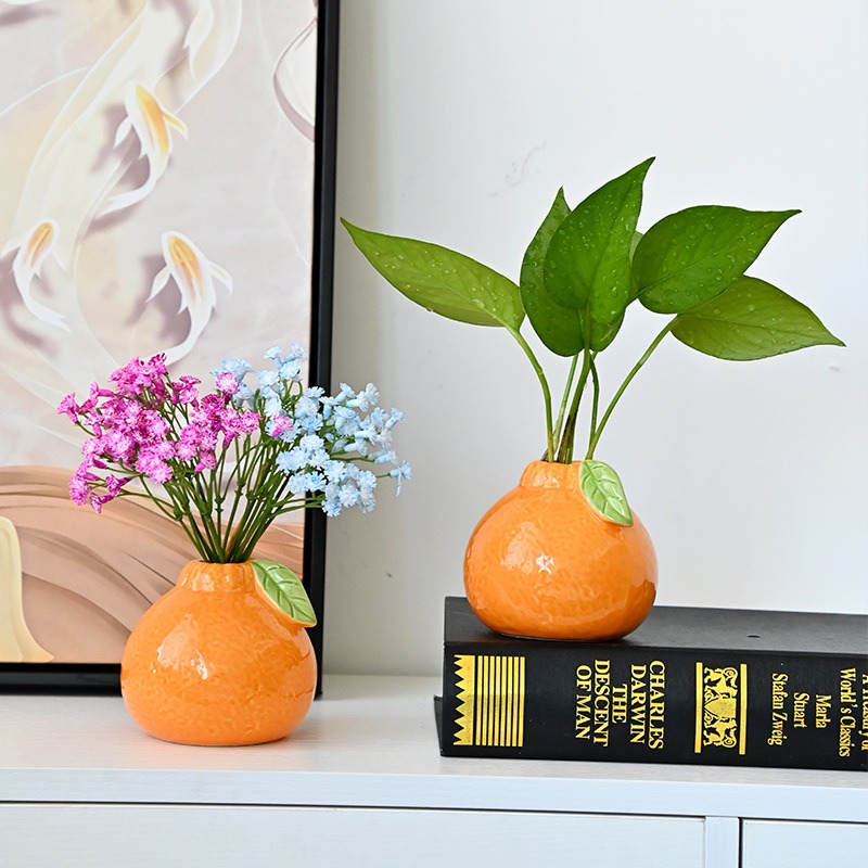Orange Fruit Shaped Flower Vas - Propagation Station Vase recension och pris